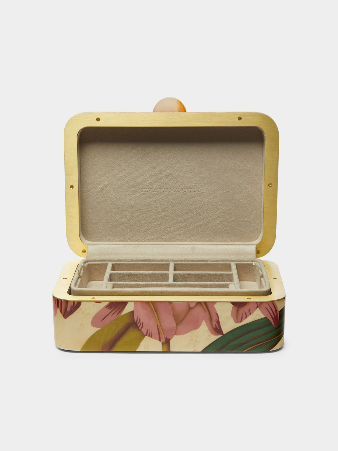 Silvia Furmanovich - Flowers Marquetry Wood Jewellery Box -  - ABASK