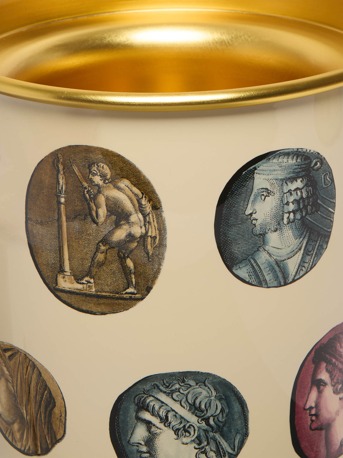Fornasetti - Cammei Hand-Painted Ice Bucket -  - ABASK