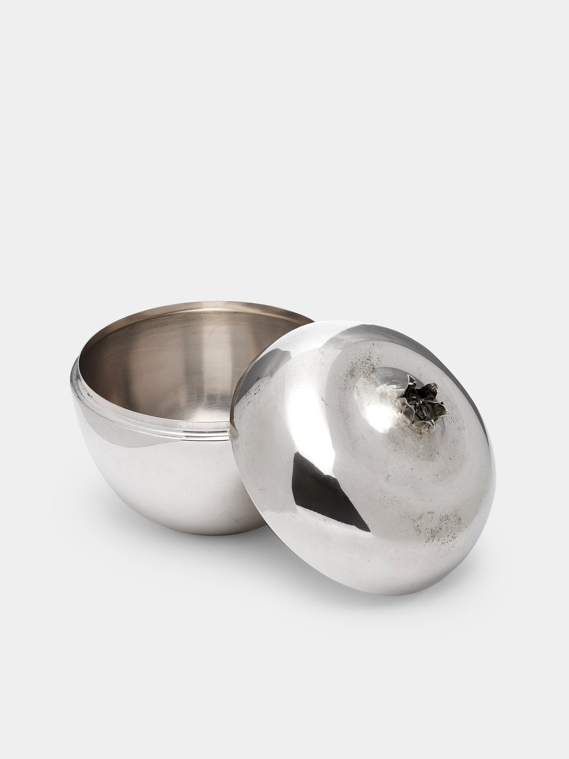 Antique and Vintage - 1920 Silver Pomegranate Box -  - ABASK