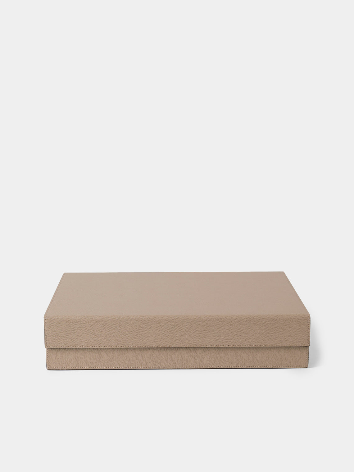 Giobagnara - Monogram Leather Glasses Box - Beige - ABASK