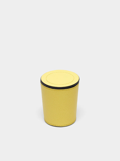 Giobagnara - Leather Dice Cup - Yellow - ABASK - 