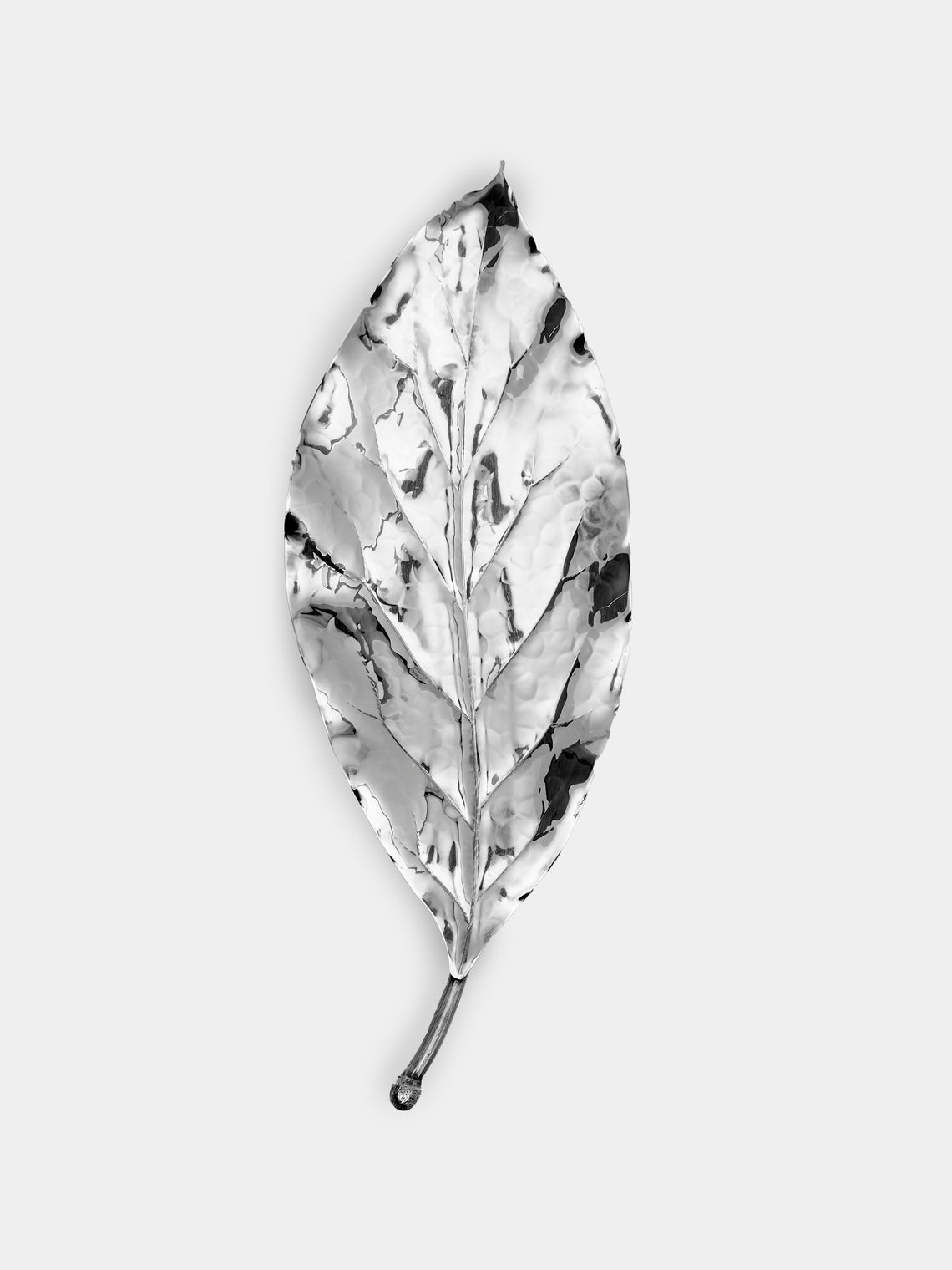 Antique and Vintage - 1970s Buccellati Solid Silver Magnolia Leaf - Silver - ABASK - 