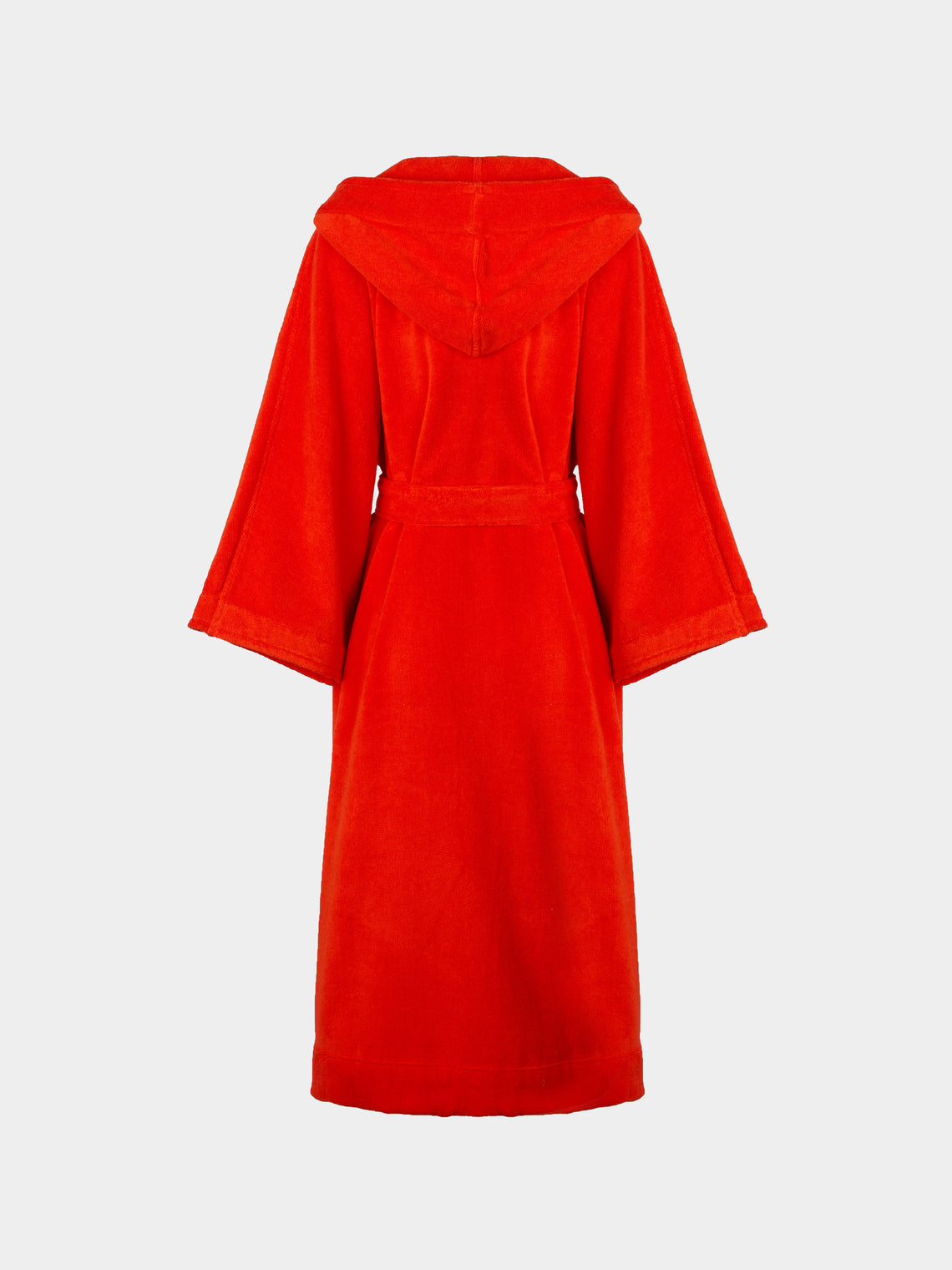 Lisa Marie Fernandez - Terry Cotton Long Robe | Size: XS/S - Red - ABASK