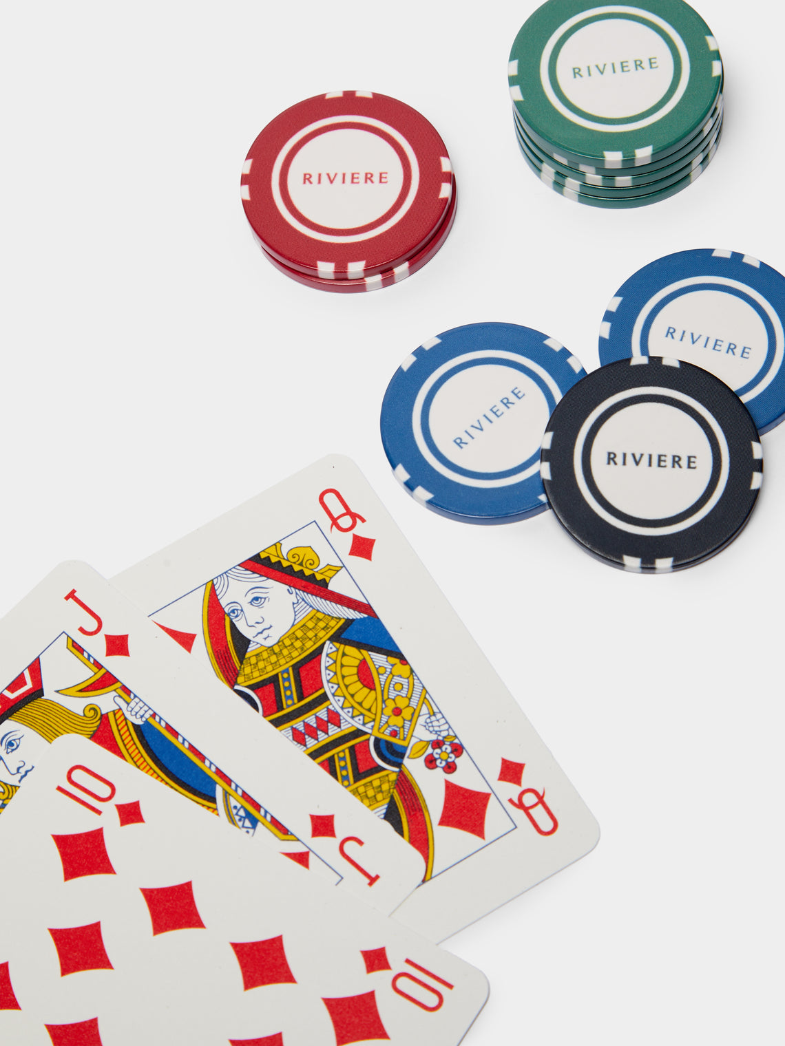 Riviere - Eva Woven Leather Poker Case -  - ABASK