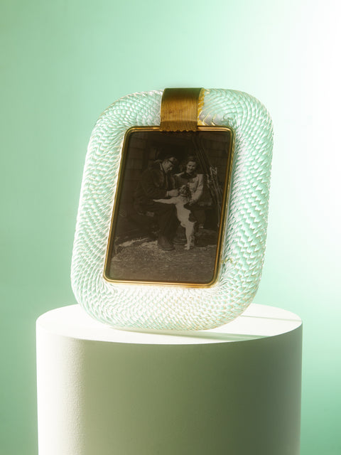 Antique and Vintage - 1960s Murano Glass Photo Frame -  - ABASK