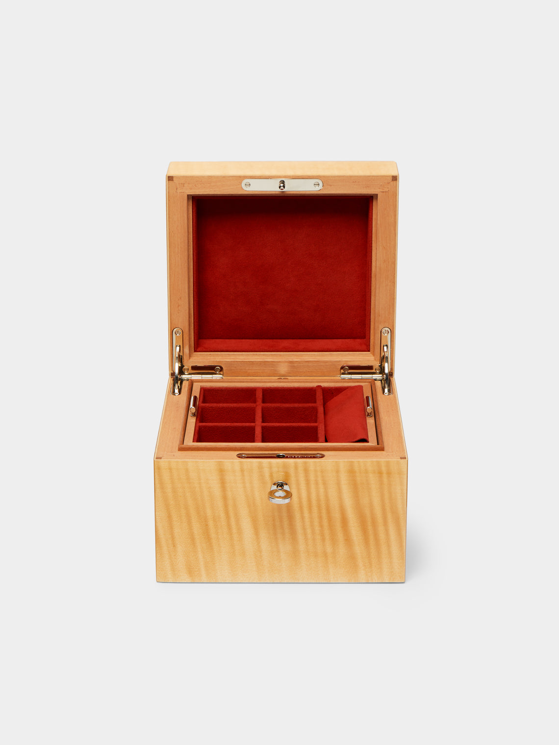 Elie Bleu - Vanities Love Marquetry Sycamore Jewellery Box - ABASK