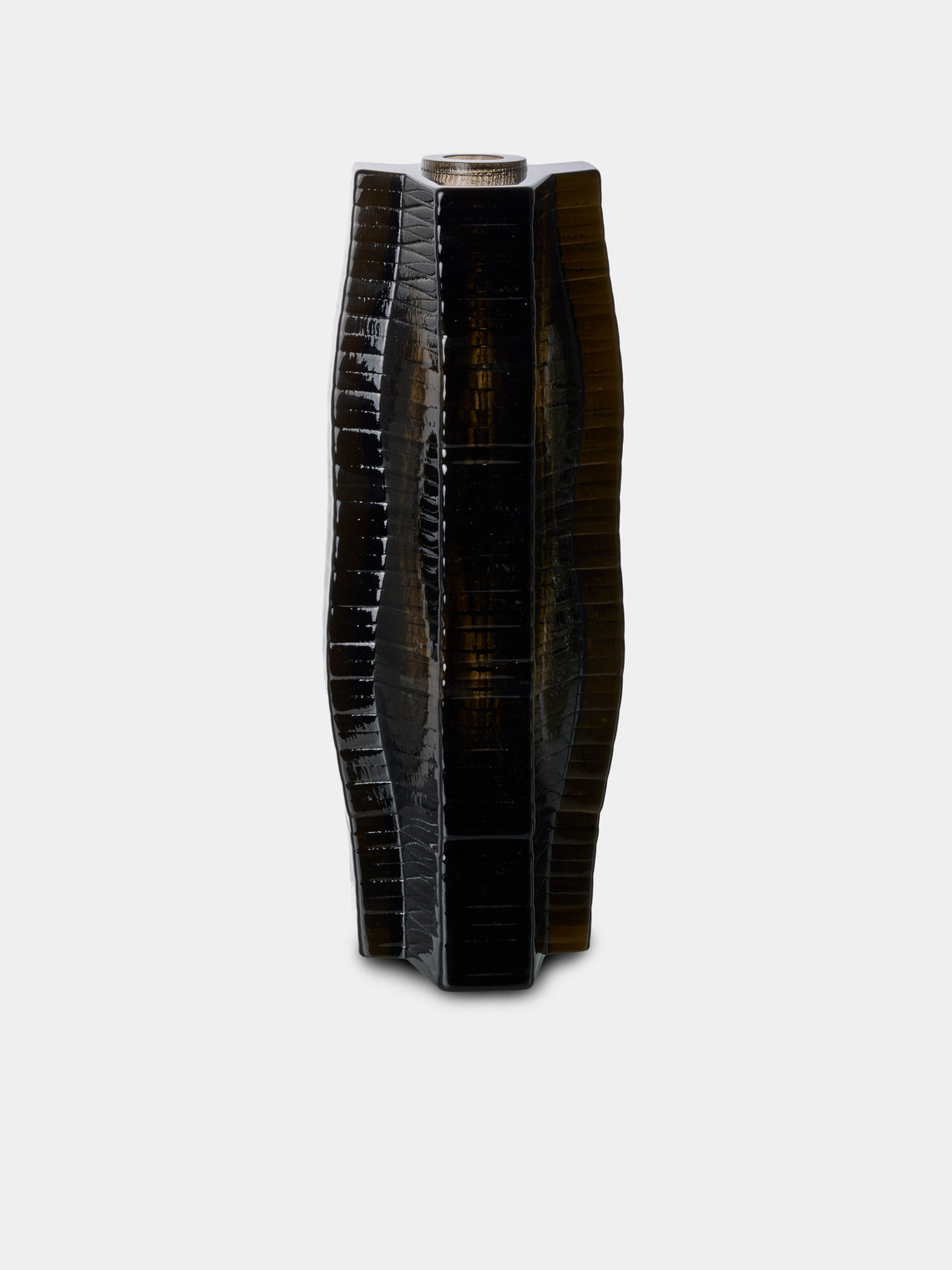 Isabella Kullmann - No. 2 Hand-Blown Glass Vase - Black - ABASK