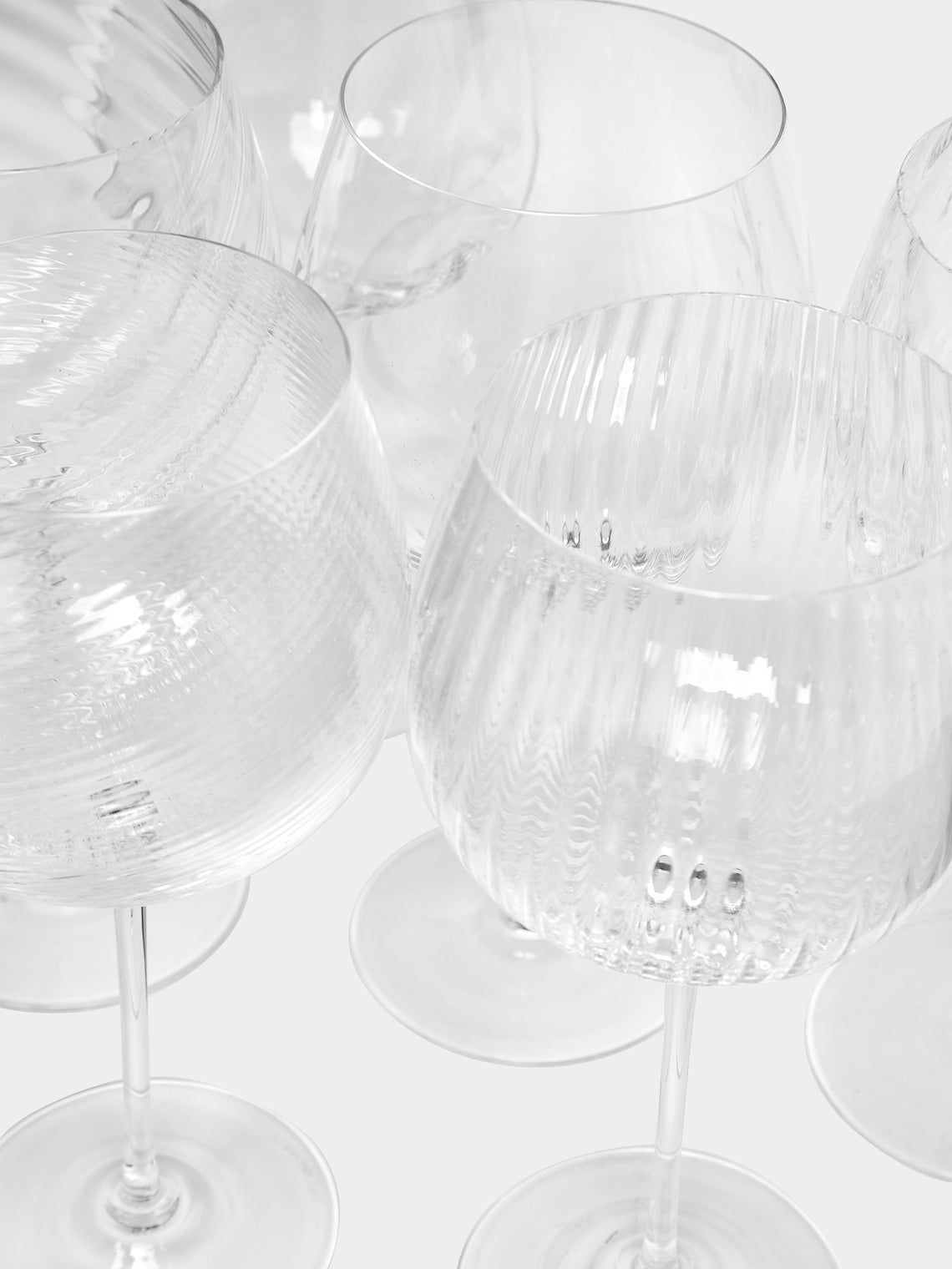 NasonMoretti - Tolomeo Hand-Blown Murano Red Wine Glasses (Set of 6) -  - ABASK