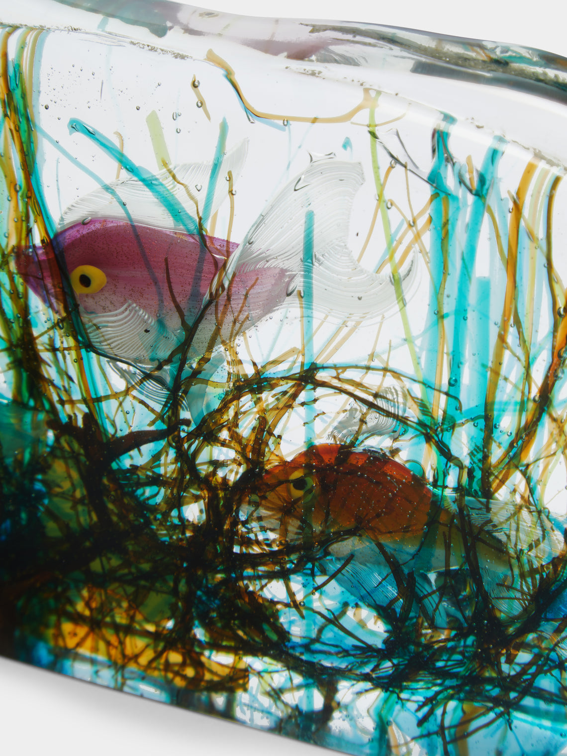 Antique and Vintage - 1950s Alfredo Barbini Murano Aquarium Paperweight -  - ABASK