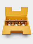 Giobagnara - Leather Outdoor Boules Set - Yellow - ABASK - 