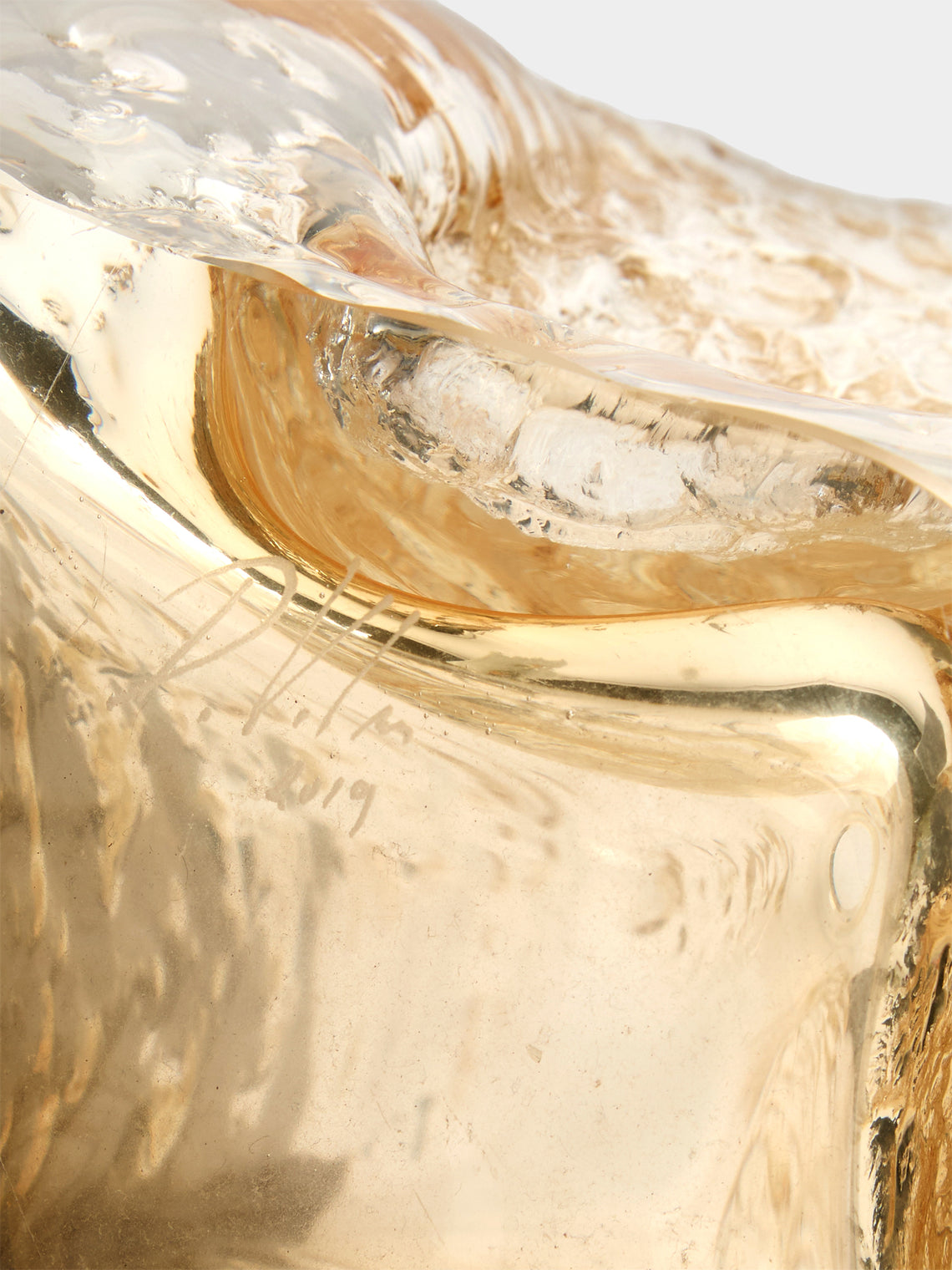 David Valner - Bark Hand-Blown Glass Vase -  - ABASK