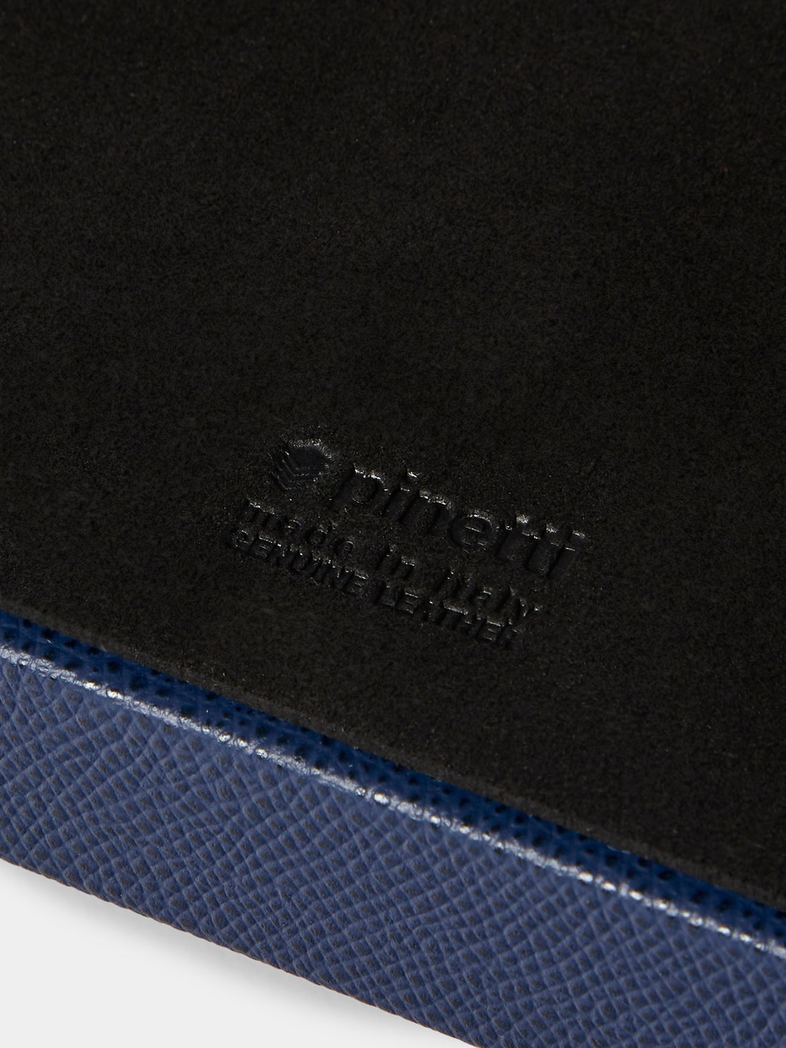 Pinetti - Saturno Leather Tray (22.5in/57.5cm) - Navy - ABASK