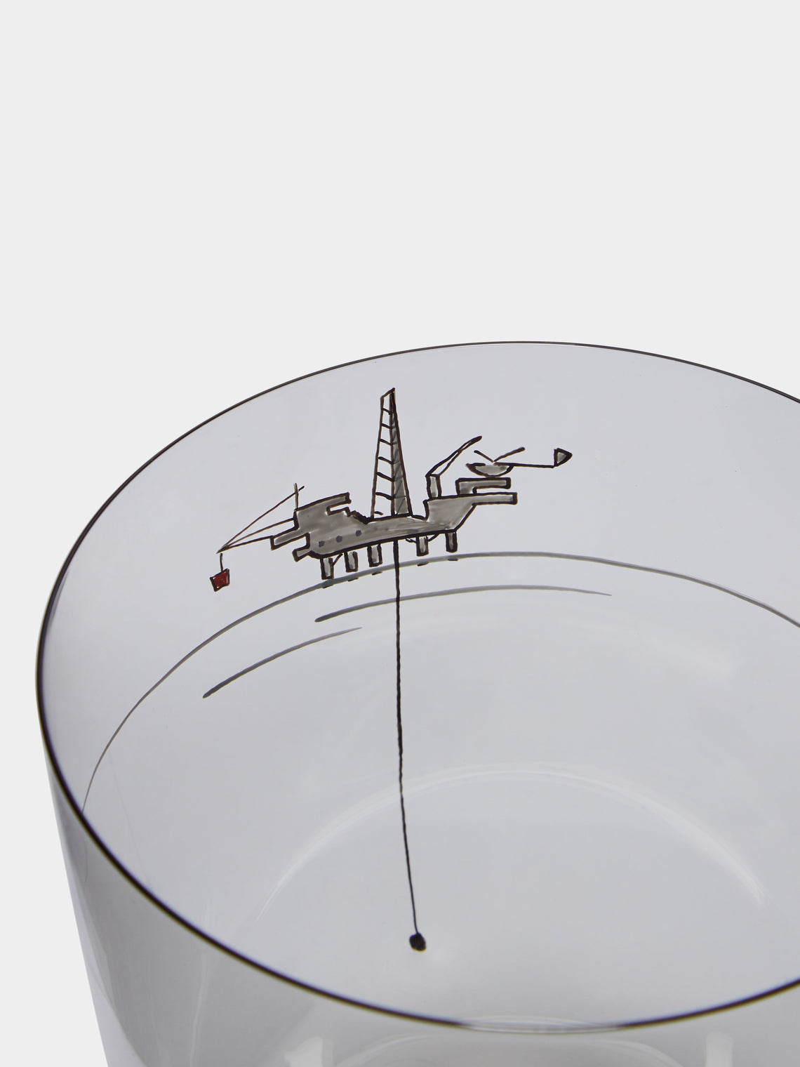 Lobmeyr - High Seas Hand-Painted Crystal Tumbler -  - ABASK