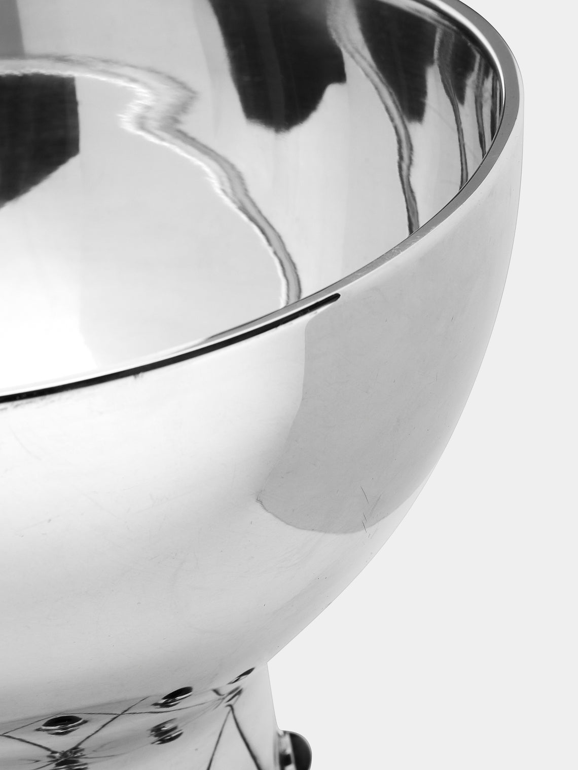 Antique and Vintage - 1966 Tage Göthlin Solid Silver and Amethyst Bowl -  - ABASK