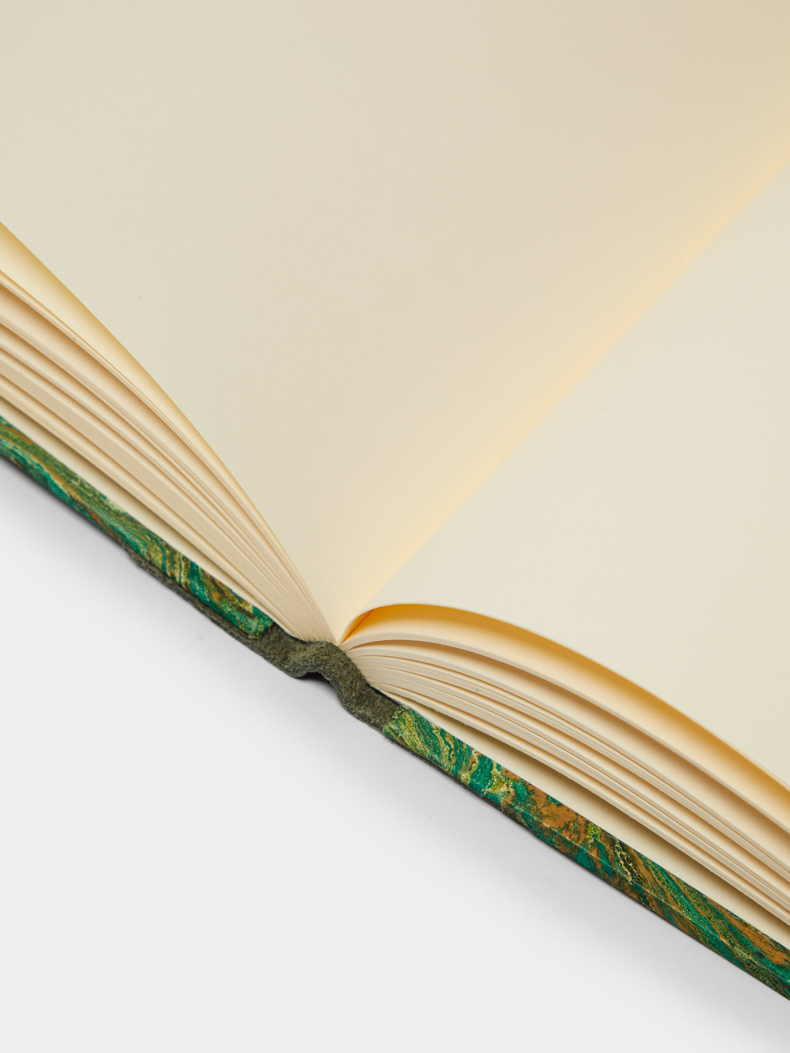 Giannini Firenze - Hand-Marbled Leather Bound Notebook -  - ABASK