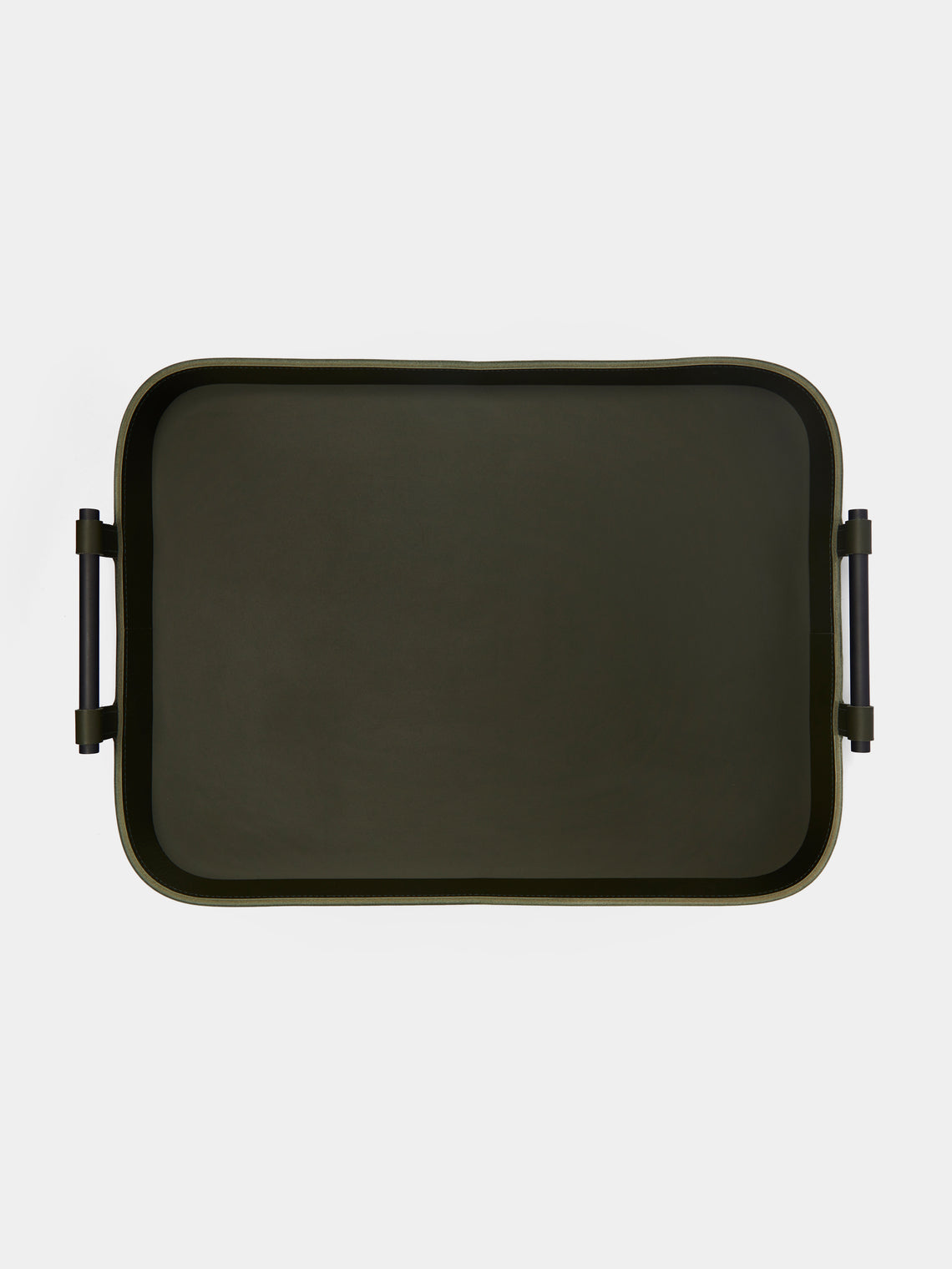 Rabitti 1969 - Portofino Leather Tray (20in/51cm) - Green - ABASK - 