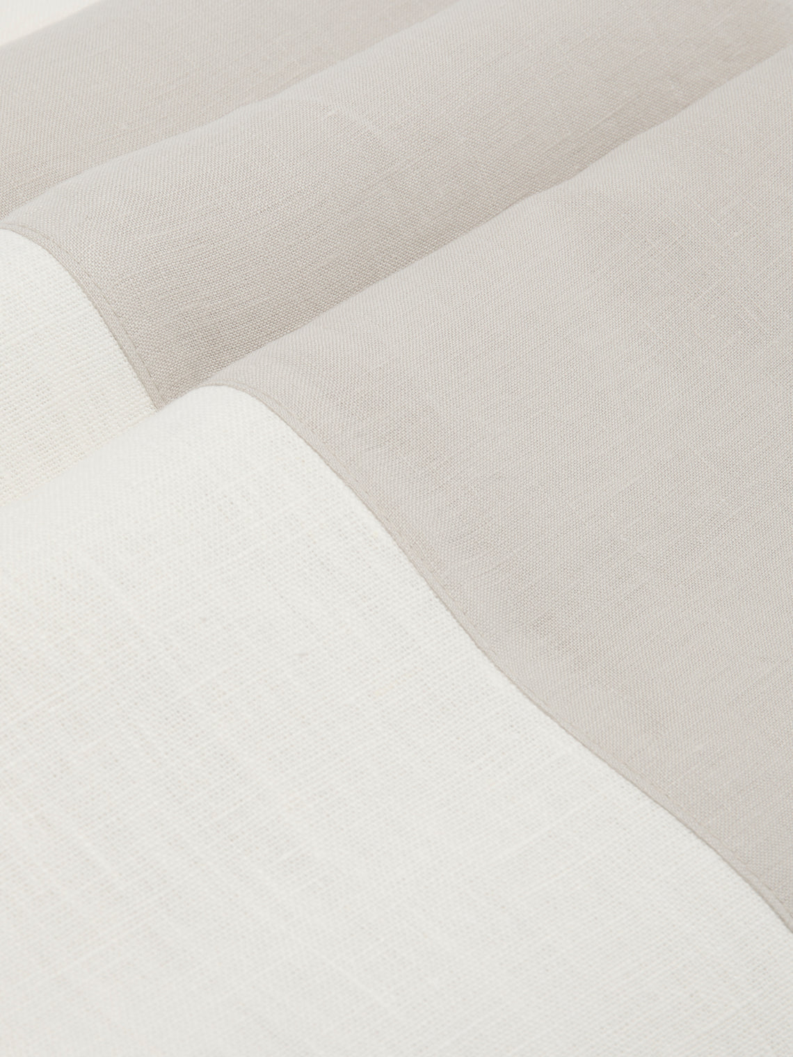 Borgo delle Tovaglie - Bauhaus Linen Large Rectangular Tablecloth - Natural - ABASK