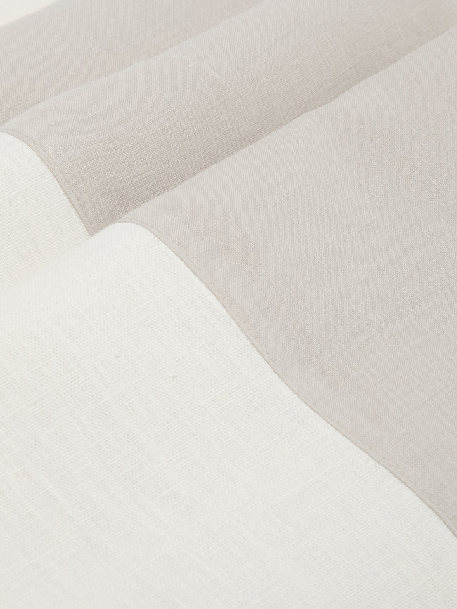 Borgo delle Tovaglie - Bauhaus Linen Large Rectangular Tablecloth - Natural - ABASK