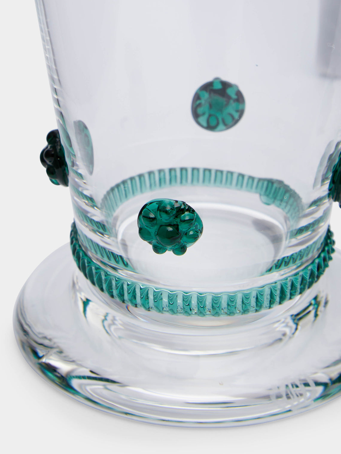 Theresienthal - Bacchus Hand-Blown Crystal Water Glass (Set of 2) - Green - ABASK