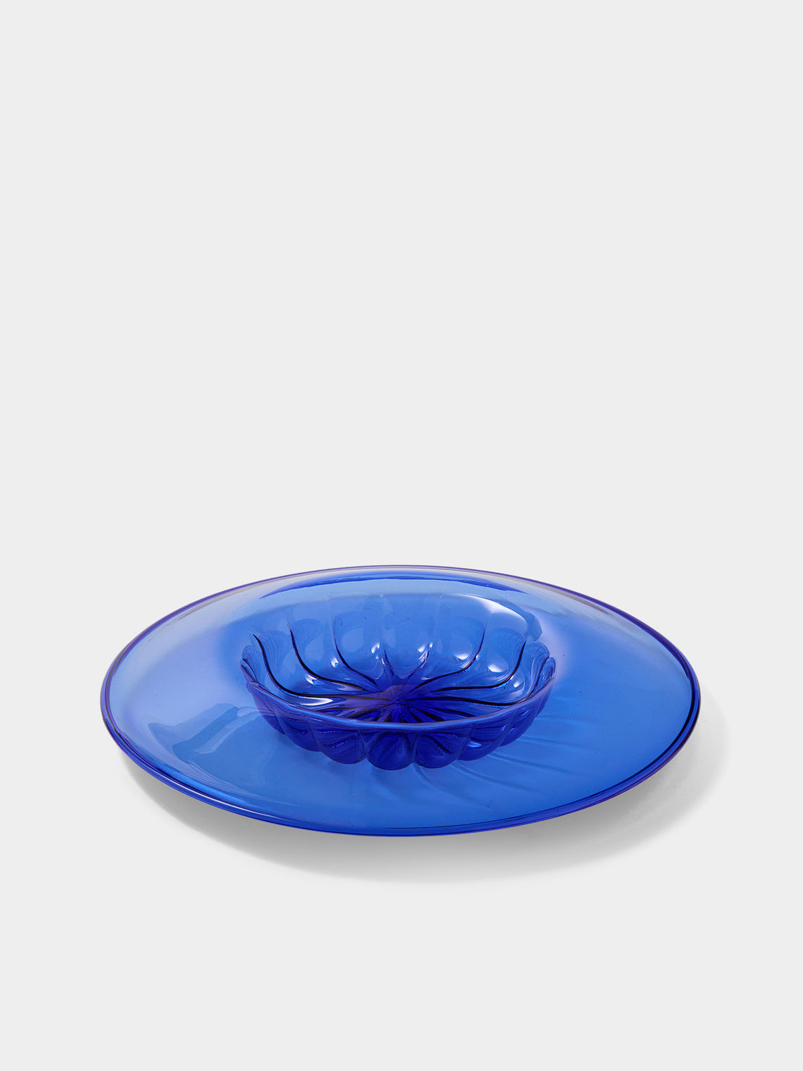Antique and Vintage - 1925 Vittorio Zecchin for Cappellin & Co. Glass Bowl - Blue - ABASK - 