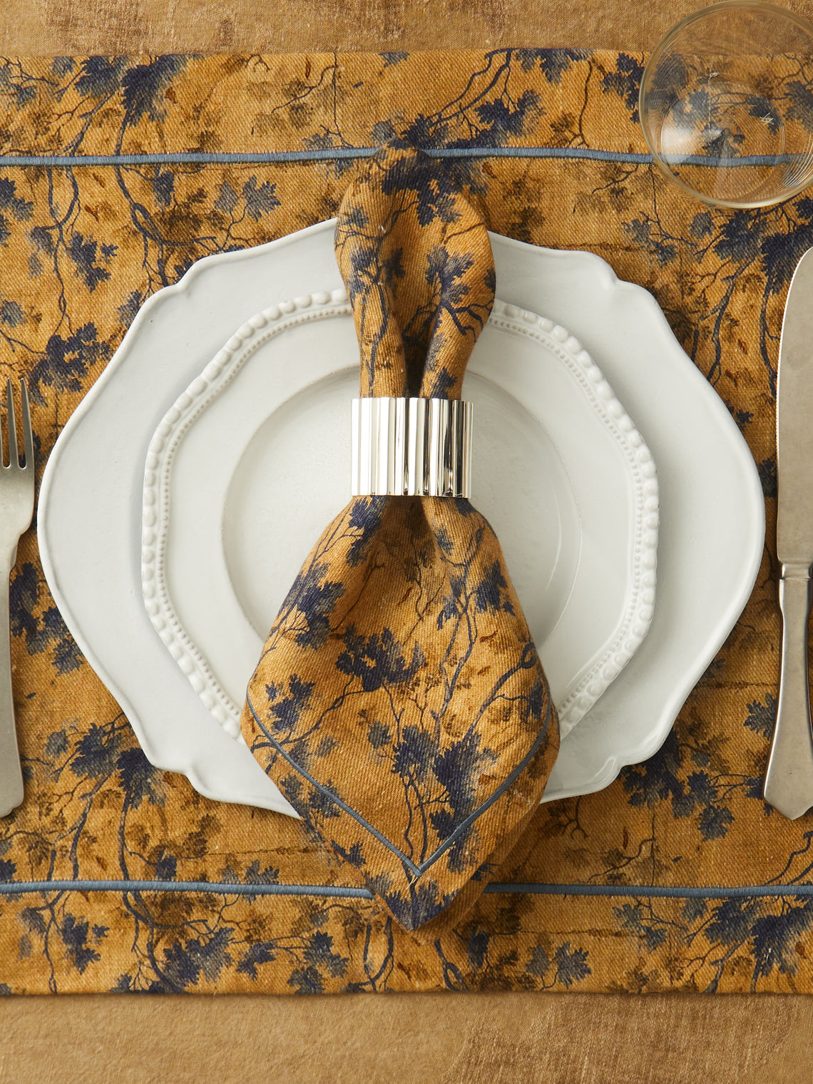The House of Lyria - Alcedo Linen Napkins (Set of 4) -  - ABASK