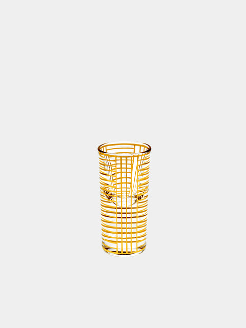 Lobmeyr - Series B Hand-Painted Crystal Liqueur Glass - Gold - ABASK - 