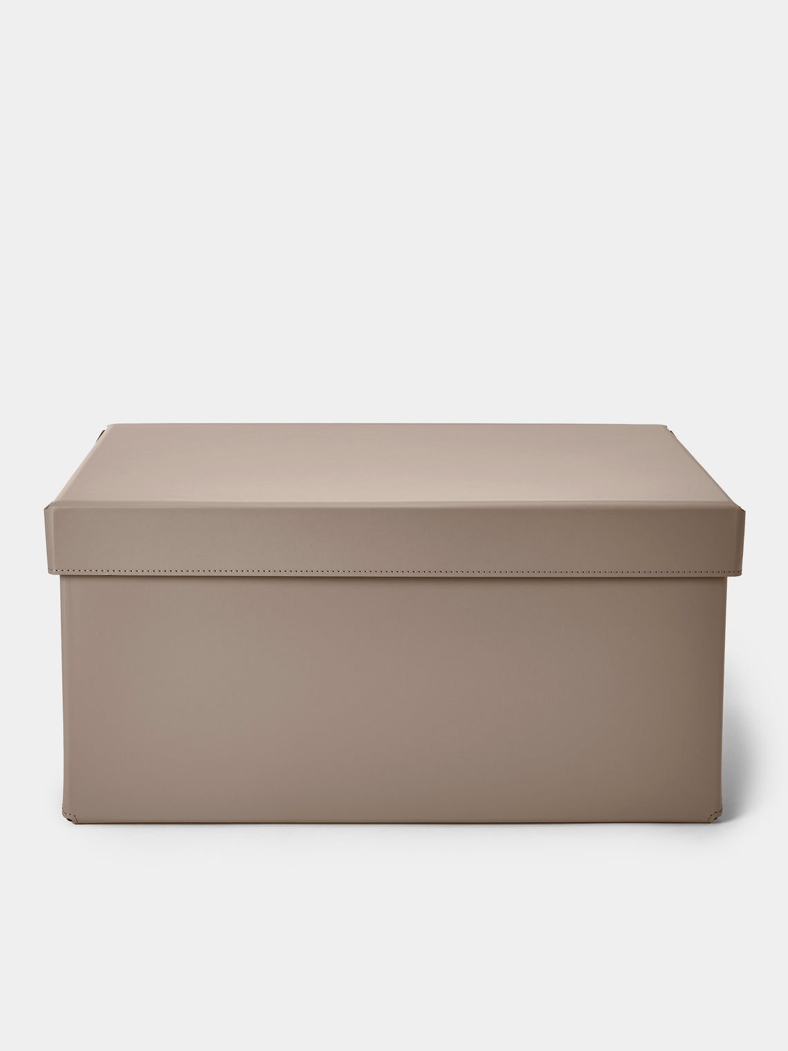 Pinetti - Origami Leather Large Box - Taupe - ABASK - 