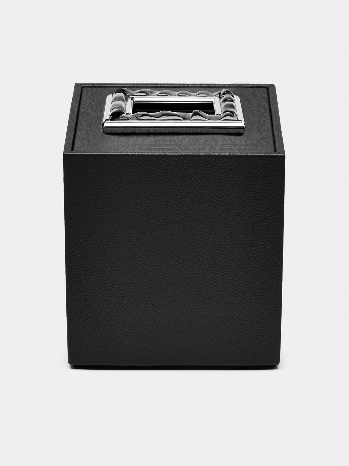 Lorenzi Milano - Leather and Oryx Horn Cube Tissue Box -  - ABASK - 