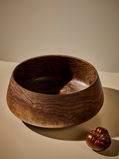 Abigail Castaneda - Wood Bowl - Brown - ABASK