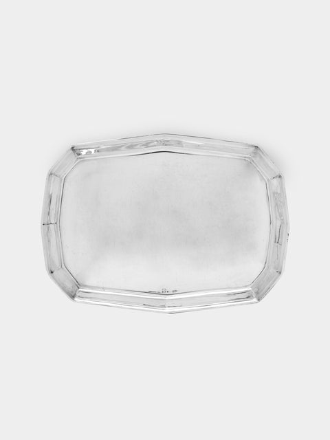Antique and Vintage - Solid Silver Octagonal Platter -  - ABASK - 