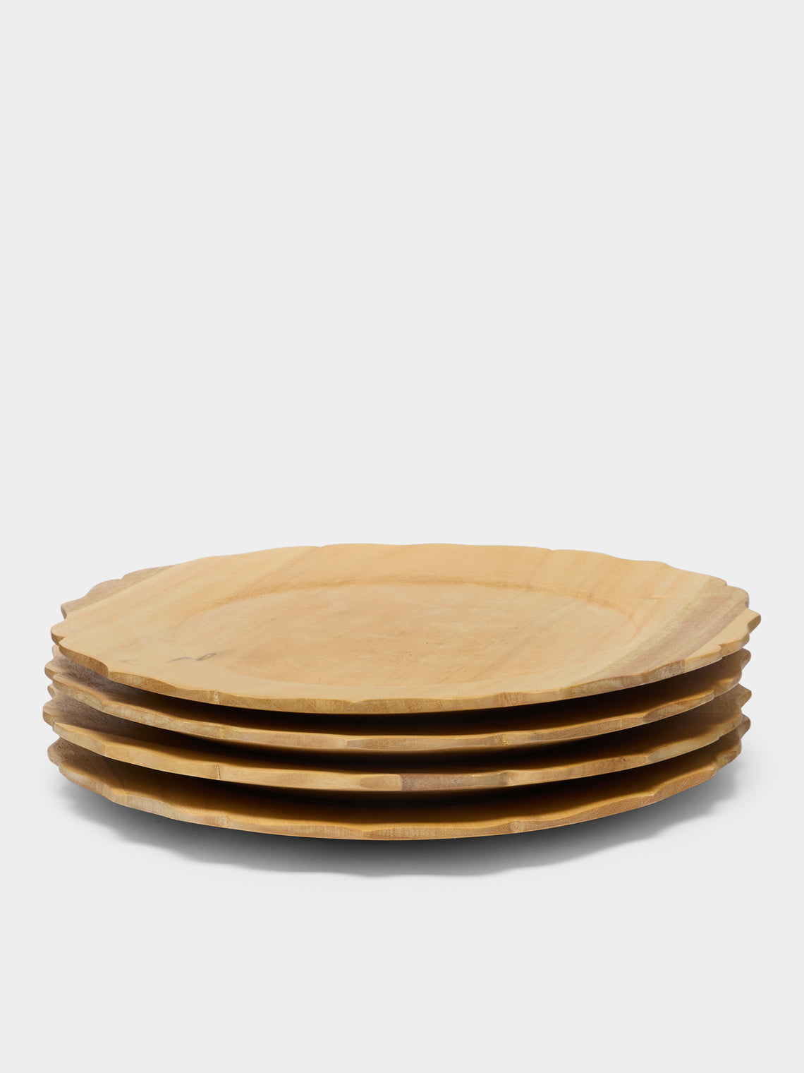 CasaLatina - Selva Melina Wood Charger Plates (Set of 4) -  - ABASK