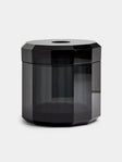 Decor Walther - Cut Crystal Tissue Box - Black - ABASK - 