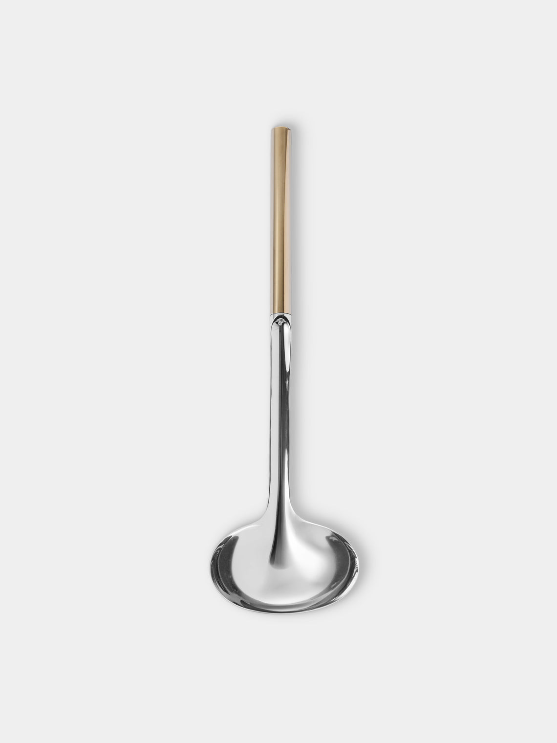 San Lorenzo - 1979 Afra and Tobia Scarpa Sterling Silver and Gold Serving Cutlery in Wooden Box (Set of 5) - Silver - ABASK