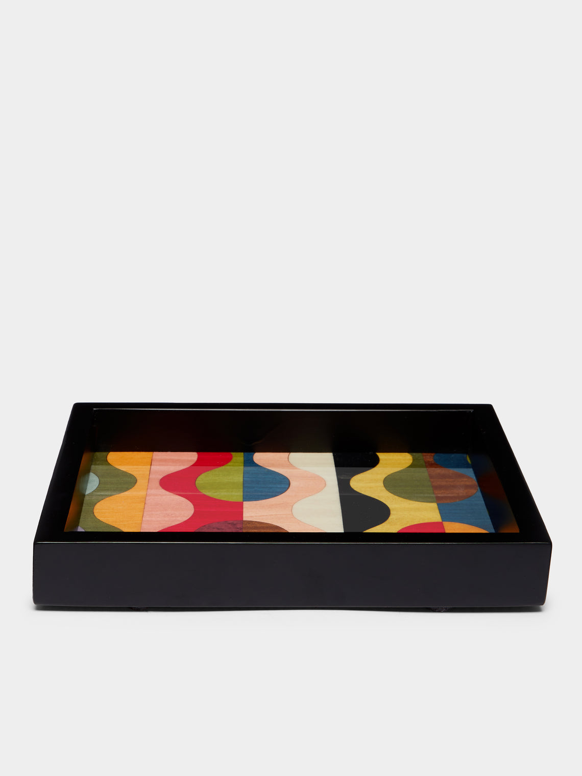 Biagio Barile - Waves Wood Inlay Tray -  - ABASK