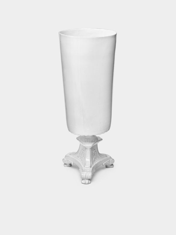 Astier de Villatte - Lion Hand-Glazed Ceramic Large Vase -  - ABASK - 