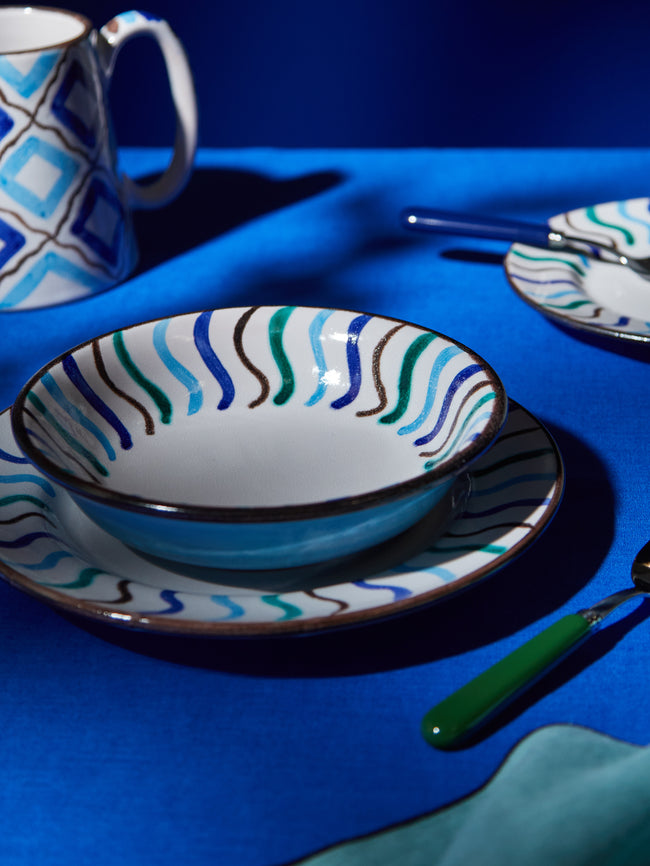 Ceramica Pinto - Vietri Hand-Painted Ceramic Pasta Bowls (Set of 4) -  - ABASK