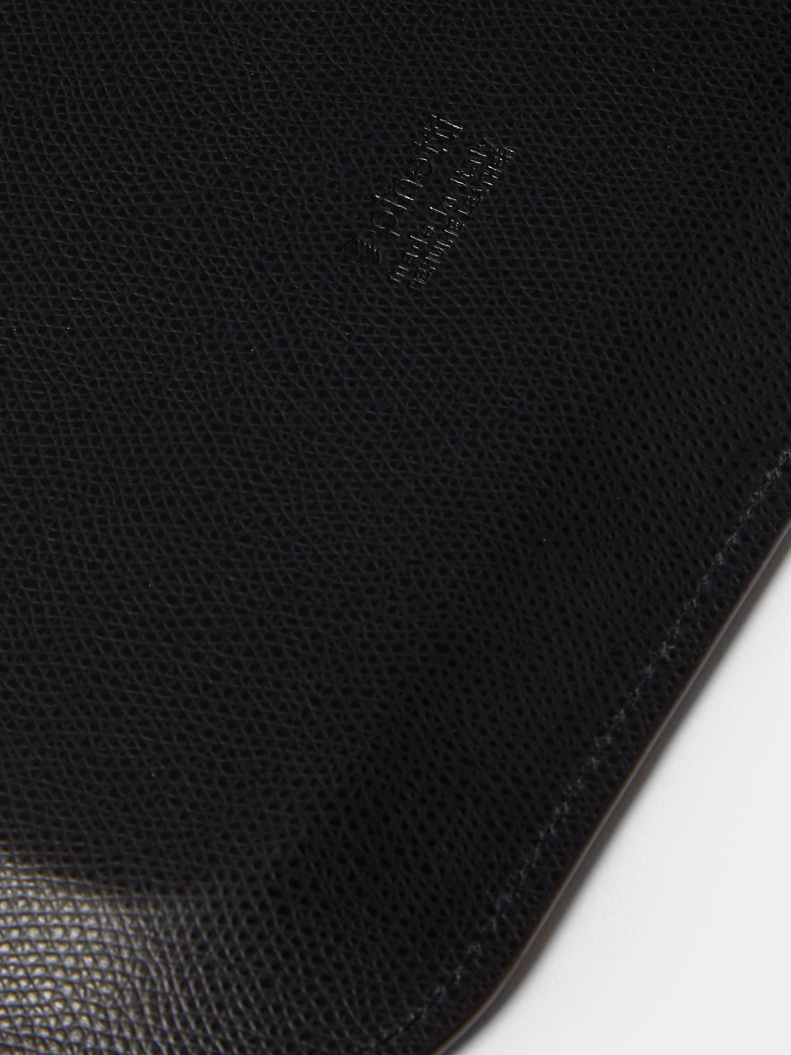 Pinetti - Victor Leather Trinket Tray (10in/25cm) - Black - ABASK