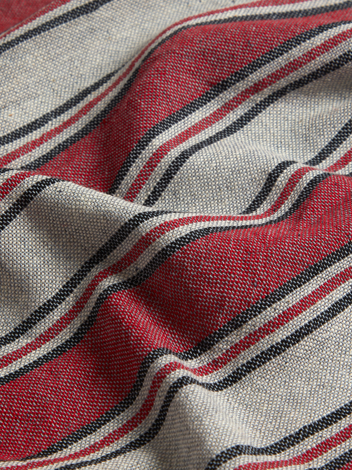 Mizar & Alcor - Terra Handwoven Linen and Cotton Towels (Set of 2) - Red - ABASK