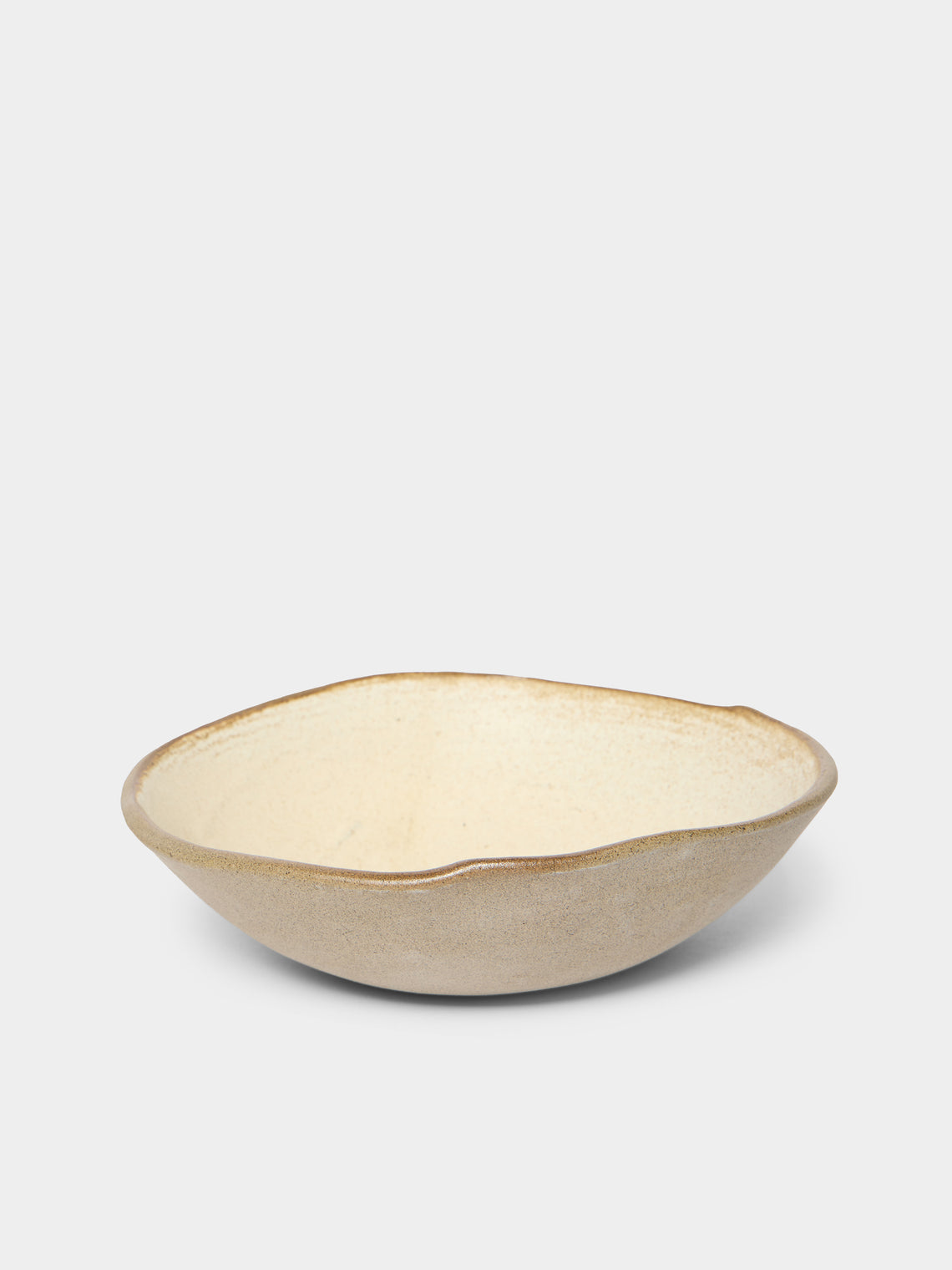 Hana Karim Studio - Hand-Built Stoneware Pasta Bowls (Set of 4) - Cream - ABASK