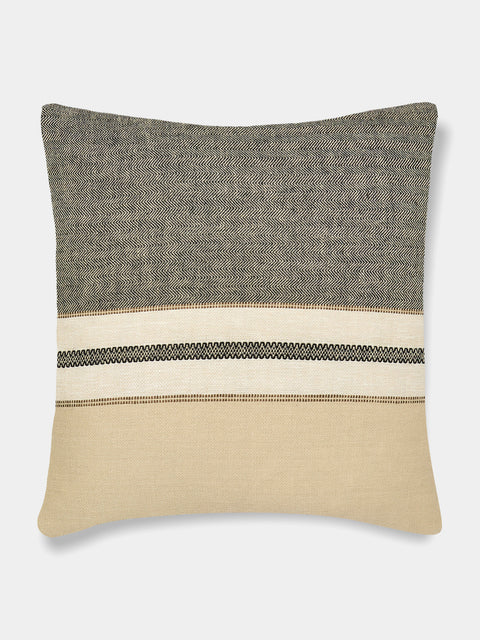 Libeco - Vourkari Belgian Linen Cushion (25in/63cm) - Cream - ABASK - 