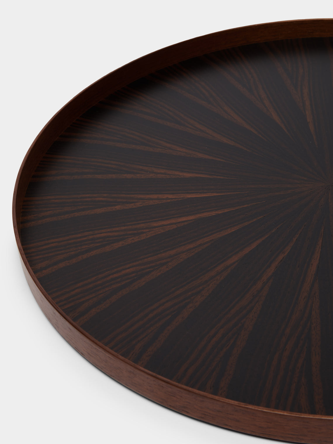 Mori Kougei - Ebony Round Wood Tray -  - ABASK