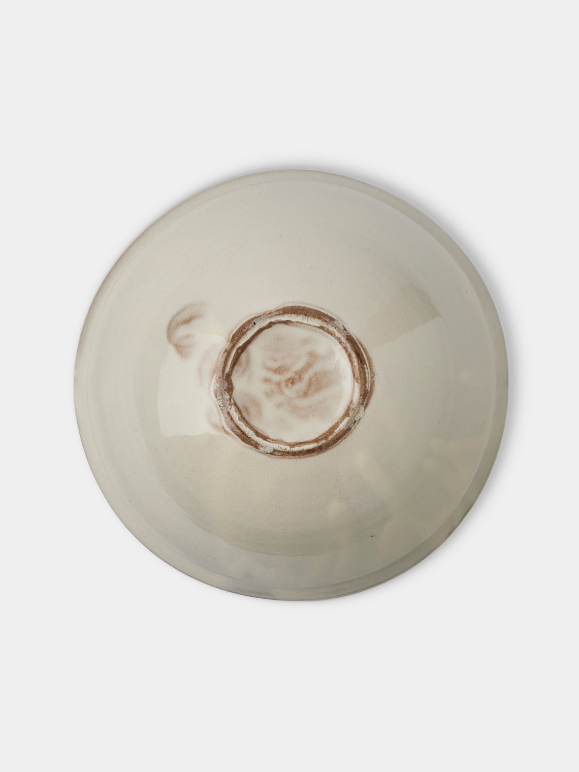 Fuminari Araga - Kohiki Slipware Shallow Bowls – 8in/21cm (Set of 4) - White - ABASK