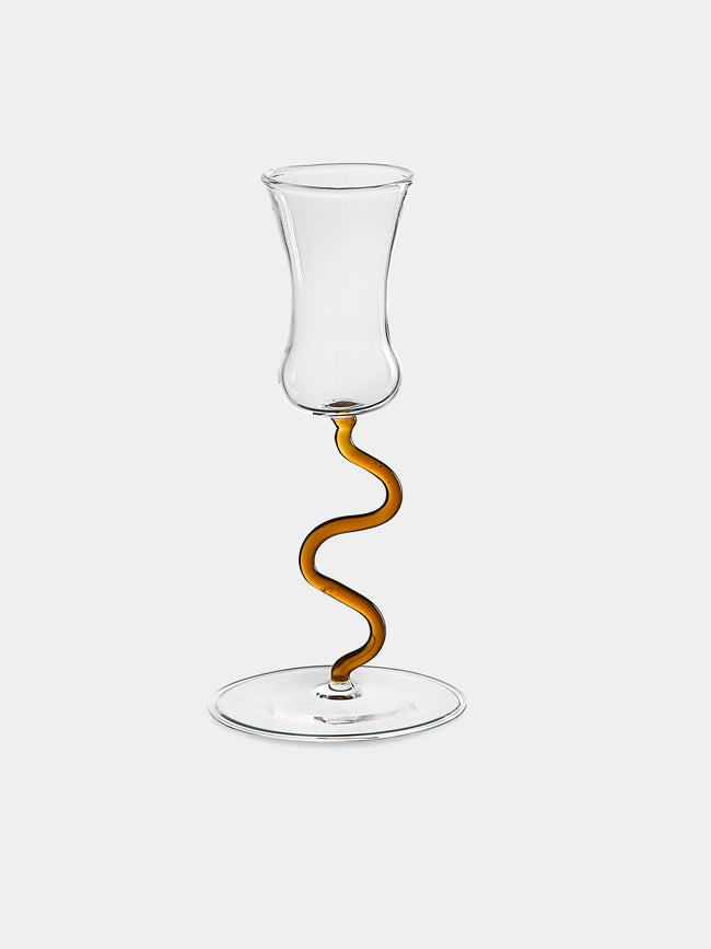 River Valadez - Hand-Blown Grappa Glasses (Set of 2) - Clear - ABASK - 