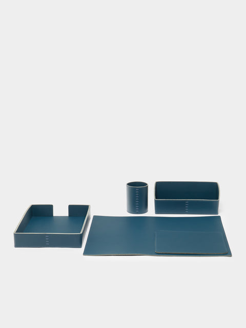 Rabitti 1969 - Todi Leather Desk Set -  - ABASK - 