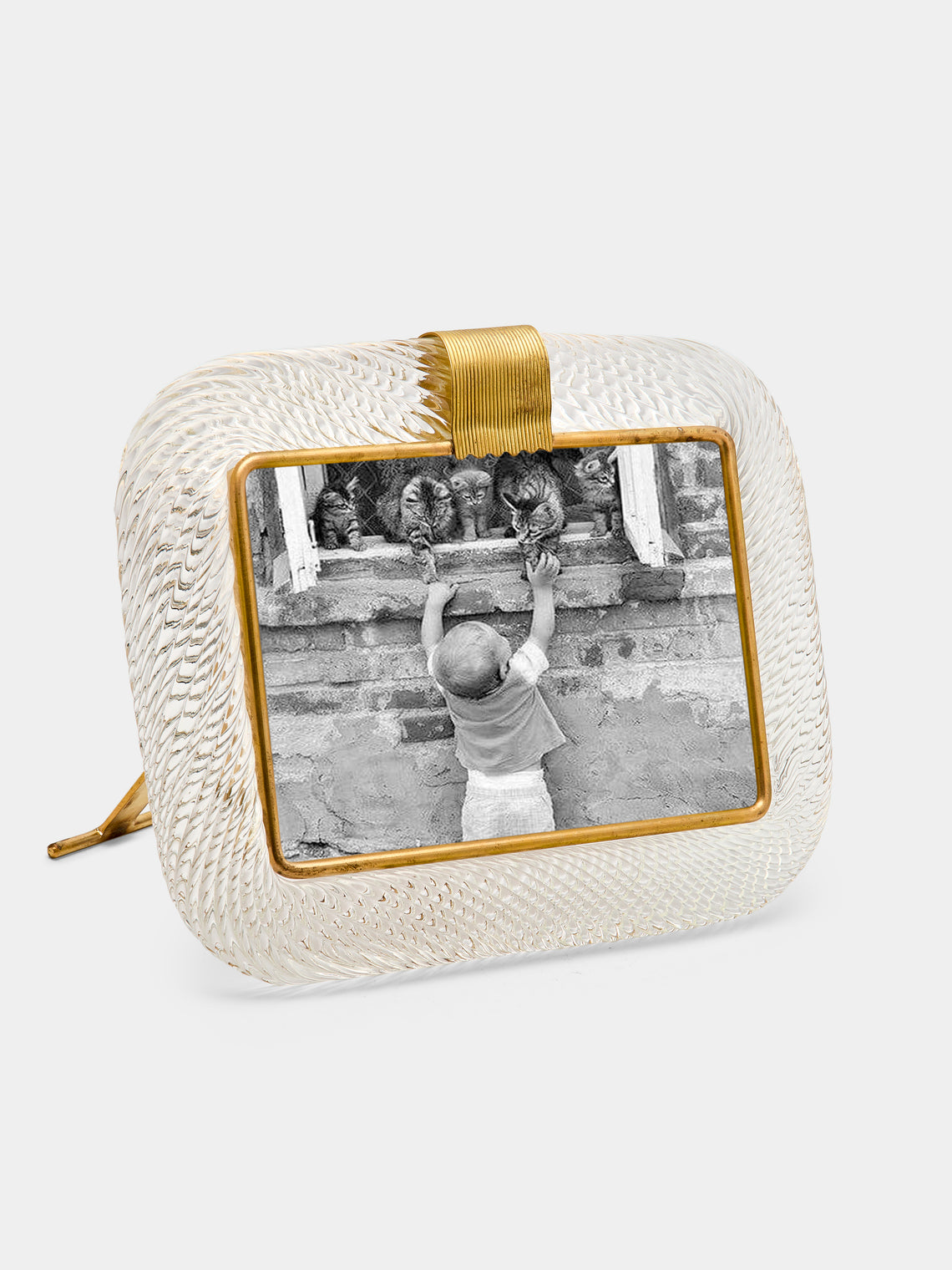 Antique and Vintage - 1960s Murano Glass Photo Frame -  - ABASK - 