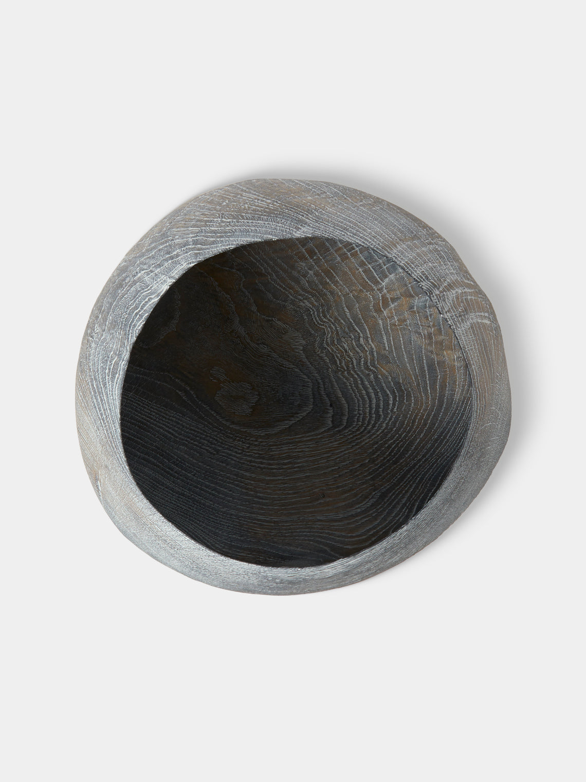Friedemann Buehler - Grey Limed Oakwood Bowl - Green - ABASK