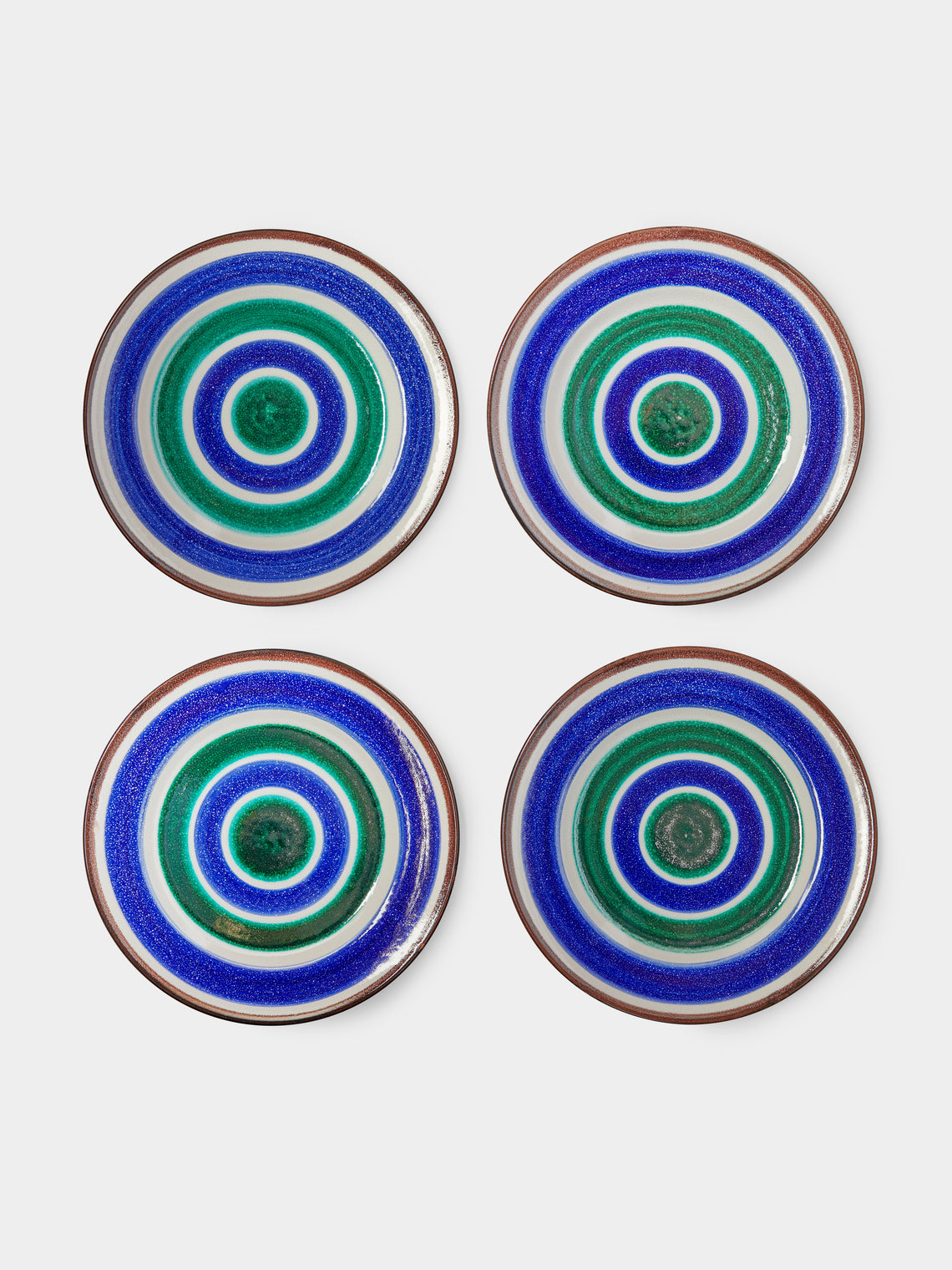 Ceramica Pinto - Vietri Hand-Painted Ceramic Dinner Plates (Set of 4) -  - ABASK