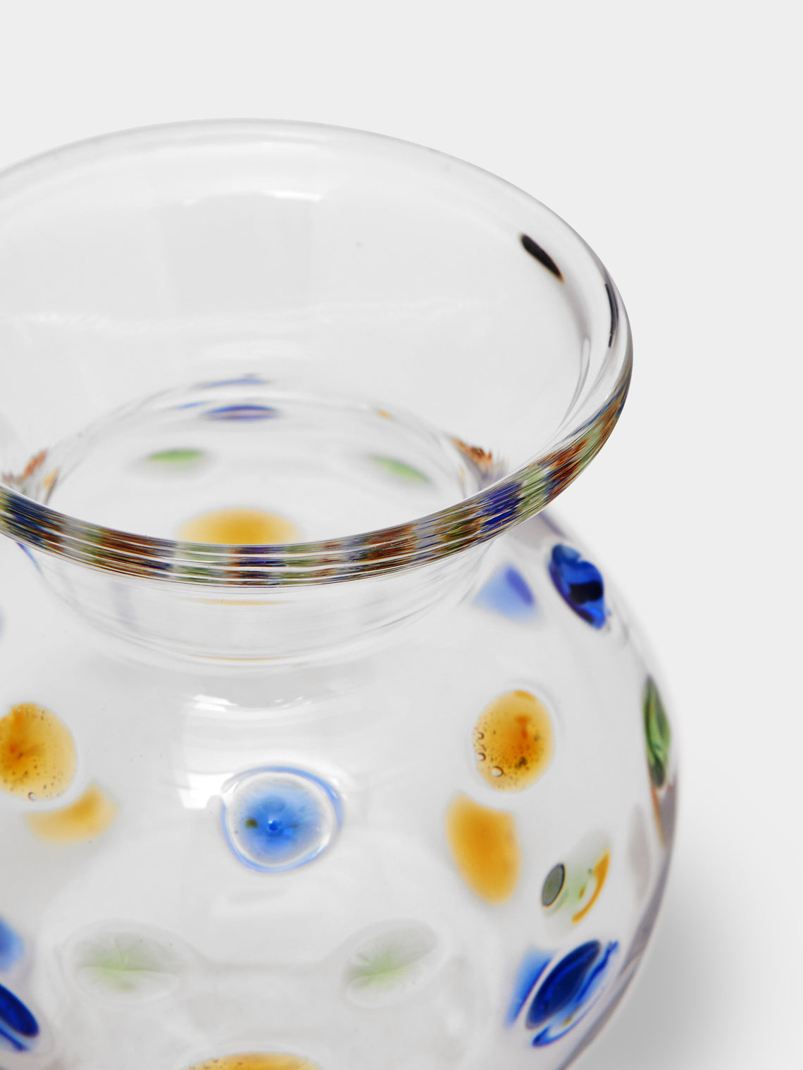 Anut - Dotty Hand-Blown Glass Bud Vase -  - ABASK