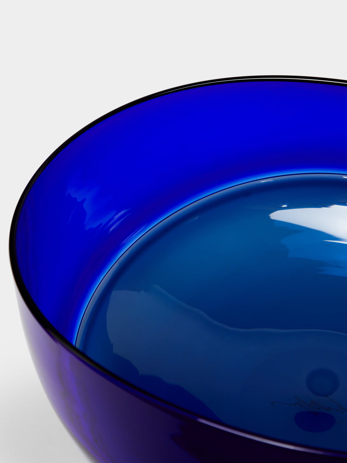 Stewart Hearn - Oval Encalmo Hand-Blown Glass Bowl -  - ABASK