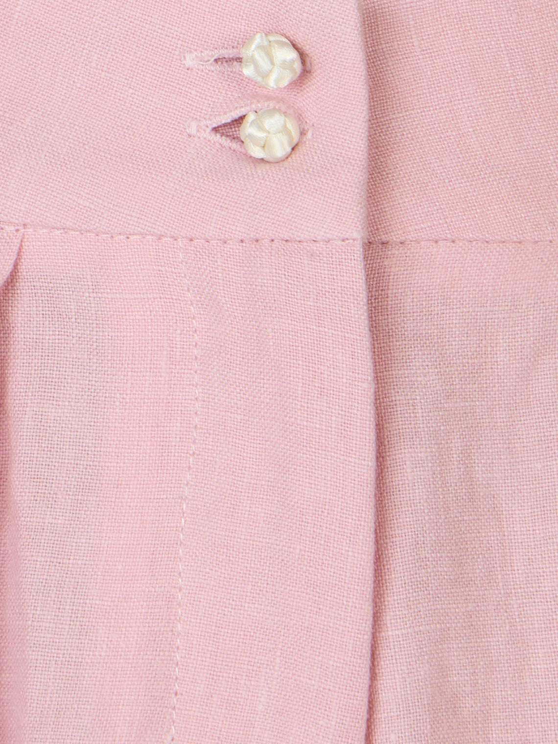 Yali Milano - The Portofino Linen Shorts | Size: S - Pink - ABASK